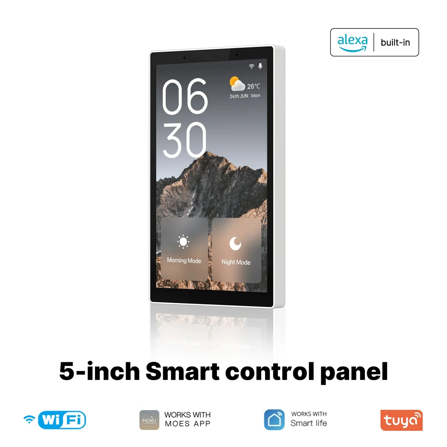 MOES Tuya WiFi Smart Touch Control Panel with Alexa & Zigbee