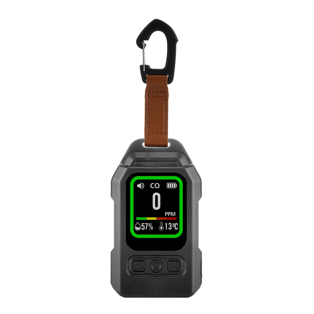 3-in-1 CO Gas Leak Detector | Carbon Monoxide, Temp & Humidity Monitor