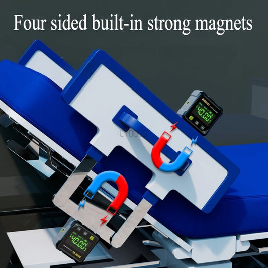 4-Sided Magnetic Laser Level & Digital Angle Gauge