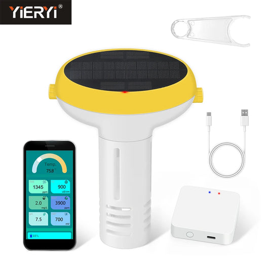 7-in-1 Smart Chlorine Meter | WiFi Water Quality Tester for Pools & Spas