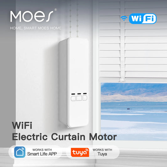 MOES WiFi Smart Motorized Chain Roller Blinds | Voice & App Control | Tuya Smart