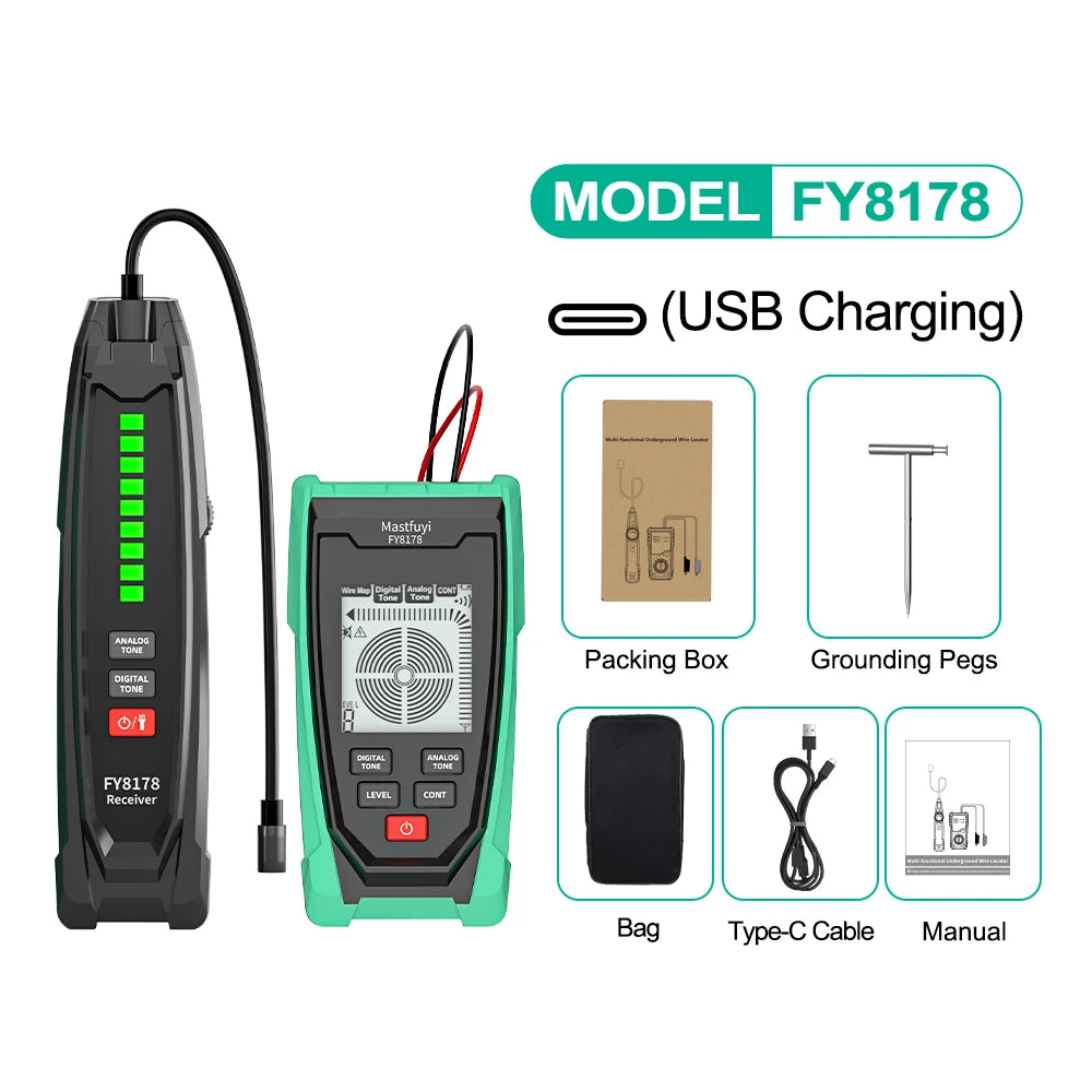 Underground Cable Locators &amp; Wall Wiring Detectors | Mastfuyi Tools