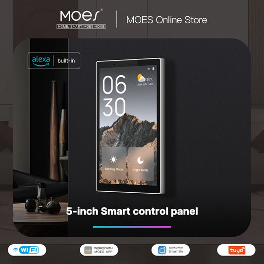 MOES Tuya WiFi Smart Touch Control Panel with Alexa & Zigbee